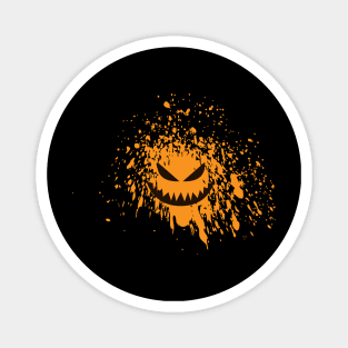 Splattered Pumpkin Magnet